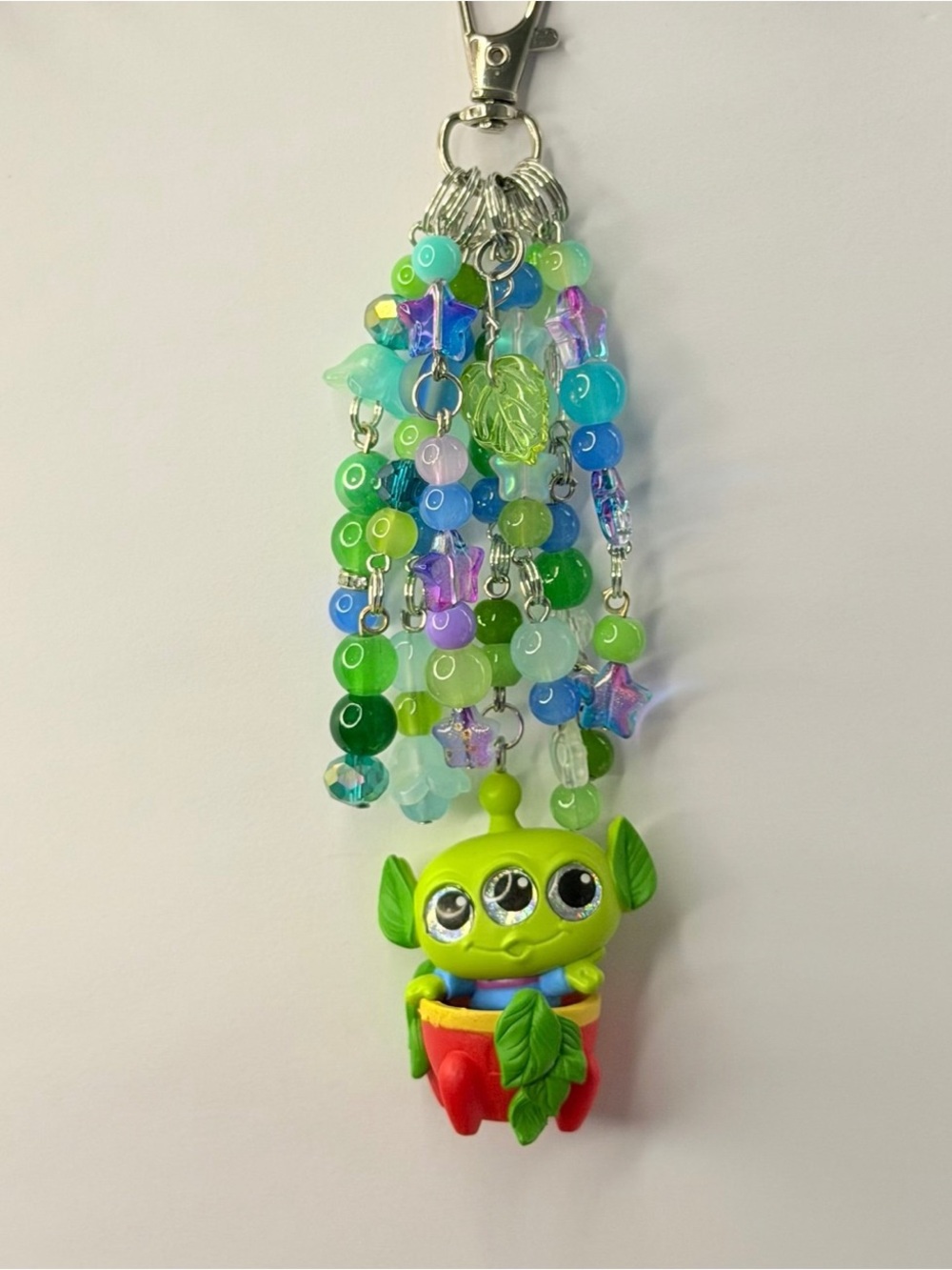 Full Bloom Alien keychain/bag charm